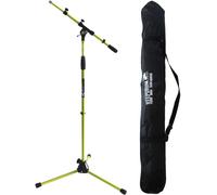 ChenQuanSarl-Ms106 Yw Jaune Support De Microphone Micro Avec Perche Et Socle En Métal + Sac De Transport Sb-03