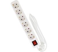 ChenQuanSarl-Multipr Schuko + Interrupteur 6X16A - 5M - Blanc -