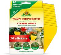 ChenQuanSarl-Neuddorff Sticker Jaune, 10 Pièces ¿ Pièges Jaunes, Protection Des Plantes Contre Les Insectes, Anti-Insecte Jardin, Pièges Collants Jaunes, Protège Plantes Intérieures, Attrape-Mouches