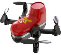 Chenquansarl-Nouveau Mini Drone Pour Enfant, Peut Courir Sur Terre, Chaussures De Vol Rc Quadcopter Hélicoptère Avec 2 Batteries, Vol Stationnaire, Mode Sans Tête, Décollage/Atterris En Une Seule Tou-