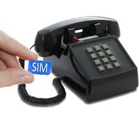 ChenQuanSarl-OpisPushmefonMobile4GTlphoneDeBureauRtroPourRseaux4G5GAvecVoiceOverLteEnFormeDeTlphoneTouchesDesAnnes80AvecVraieSonnetteEnMtalNoir