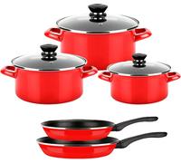 Chenquansarl-Optilotde8casserolesinductionavec3casserolesde182024cm3couverclesenverre2polesde2024cmenaciermaillrevtementantiadhsifsanspfoaconvientpour