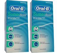 Chenquansarl-Oral B Brins Pre-Cortadas Superfloss (50) (Pack De 2)