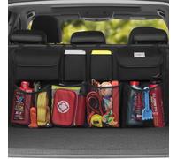 Chenquansarl-Organ Ur De Coffre De Voiture ¿ 3ème Génération [Double Capacité], Équipé D'un Filet Élastique Solide Et De 4 Structures De Baguettes Magiques, Sac De Coffre De Voiture