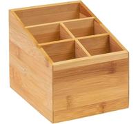 Chenquansarl-Organisateur De Cuisine, 5 Compartiments, Dimensions 13 X 13,5 X 16 Cm, Bambou, Tapas + Friends, Brun, 69842270