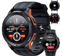 Chenquansarl-Oukitel Bt10 Montre Connectée Pour Homme Avec Appels Bluetooth, Écran Amoled De 1,43"", Batterie 410 Mah, Étanche 5 Atm Avec Moniteur De Fréquence Cardiaque, Moniteur De Sommeil Pour Andr