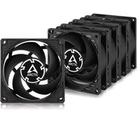 ChenQuanSarl-P8 Pwm Pst (5 Pièces) - Ventilateur Pc, Ventilateur 80 Mm, Pwm Pst Optimisé Pour La Pression Statique, 200-3000 Rpm Contrôlé Par Pwm Pst, Moteur Très Silencieux Et Efficace - Noir