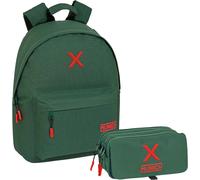 ChenQuanSarl-Pack Sac À Dos Pour Ordinateur Portable 14,1"" Munich Basiques Vert + Trousse Triple Big Munich Basicos Vert - Pack Complet Munich Sac À Dos Pour Ordinateur Portable 14,1"" Et Trousse Tri