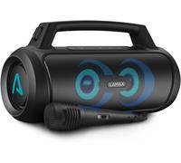 ChenQuanSarl-Partygo1 Enceinte Bluetooth Portable Avec Poignée Et Microphone Filaire Bt 5.3, Puissance 100W, 3 Modes De Rétroéclairage Led, 20 Heures D'Autonomie, Étanche Ip67
