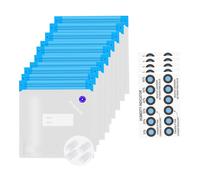 ChenQuanSarl-Pcs Kit Sous Vide Pour Sac De Stockage De Filaments, 10 Sacs Scellés Sous Vide Pour Imprimante 3D Avec Clip D'Étanchéité, 10 Papier De Détection D'Humidité