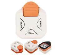 Chenquansarl-Perforatrice D'angle 3 En 1 4 Mm, 7 Mm, 10 Mm, Arrondisseur De Coins En Métal Et Plastique, Pour Le Bricolage Avec Du Papier, Des Cartes, Du Scrapbooking, Des Étiquettes Cadeaux, Des Éti