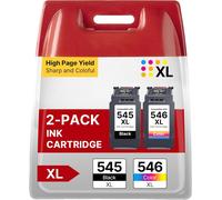ChenQuanSarl-Pg-545Xl Cl-546Xl Cartouches D'Encre Remplacement Pour Cartouche Canon 545 546 Xl 545 Xl 546Xl Pour Pixma Ts3150 Ts3350 Ts3151 Tr4551 Tr4550 Mg2550S Mg3050 Mg2950 Mg2450 Mg2500 Mx495
