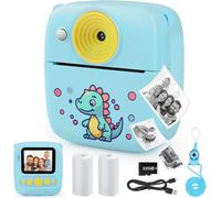 ChenQuanSarl-Photo Instantané Enfant, 48 Mp Appareil Photo Enfant Avec Papier D'Impression Et Carte Tf 32 Go, 1080P Appareil Photo Enfant Instantanée, Cadeau Pour Garçons Et Filles De 3 4 5 6 7 8 9 A
