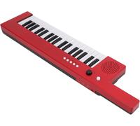 ChenQuanSarl-Piano Clavier 37 Touches Avec Microphone, Guitare Portable Ultra-Compacte Et Ultra-Compacte Orgue Électronique Mini Keytar Éducation Instrument De Musique Pour Débutants(Bf-3755 Rouge)