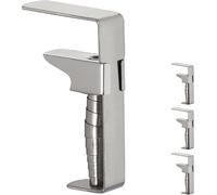 ChenQuanSarl-Pince A Nappe, Lot De 4, Réglable, Pour Des Tables Épaisses, Inox, JusquÀ Une Épaisseur De 4,2 Cm, Argenté