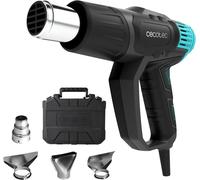Chenquansarl-Pistolet À Chaleur Hell Gun 7500 Full Equip. 2000w, Chauffage Ultra-Rapide, 4 Embouts, Mains Libres, Température Réglable 50-600 ºc, 2 Niveaux De Puissance D'air, Mallette