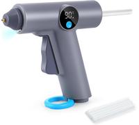 Chenquansarl-Pistolet À Colle C , 25 W, 2500 Mah, Avec 5 Bâtons De Colle De 7 Mm, Pistolet À Colle Électrique, Avec Lumière Led Sans Ombre, Chauffage Rapide En 40 Secondes Pour Réparation, Art Et Bri