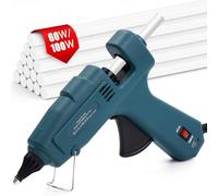 Chenquansarl-Pistolet À Colle C , 60/100 W Pistolet A Colle, 15pcs 11mm*22mm Bâtons De Colle Pour Pistolet Pour L'école, Artisanat, Diy, Maison, Bricolage, Bureau, Les Péparations Rapid