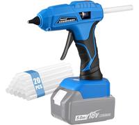 Chenquansarl-Pistolet À Colle C Sans Fil - 100 W - Pour Batterie Makita 18 V - Avec 20 Bâtons De Colle De 11 Mm - Chauffage Rapide Pour Le Bricolage, Les Réparations, L'artisanat (Sans Batterie)