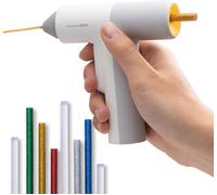 ChenQuanSarl-Pistolet À Colle Sans Fil, Pistolets À C Colle Électriques Rechargeable Usb-C, 3000Mah, 40X7Mm Bâtons De Colle Colorés, Chauffage Rapide De 30S, Distribution Automatique Pour Diy/Art/Mai
