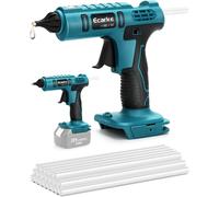 Chenquansarl-Pistolet À Colle Sans Fil Pour Batterie Au Lithium Ma Kita 18 V Pistolet À Colle C Sans Fil Idéal Pour Les Réparations Artisanales (Avec 20 Bâtons De Colle De 11 Mm)