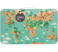 Chenquansarl-Planisphère Magnétique Dino - 50 Magnets Dinosaures + 1 Plateau + 1 Poster Modèle - Jeu Éducatif Enfant - Dès 7 Ans, J05836