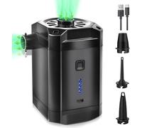 Chenquansarl-Pompe À Air Électrique À Batterie, 5200 Mah, Rechargeable, 2 En 1, Mini Pompe Électrique Avec Usb, 3 Buses D'air Pour Matelas Gonflable, Canapé, Piscine, Bateau Gonflable