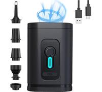 Chenquansarl-Pompe À Air Électrique, Pompe À Batterie Portable Extension Mini Pompe À Air Multifonction Avec 5 Buses D'air Pour Matelas Gonflables, Canapé, Piscine À Coussin D'air, Bateau, Natation