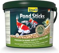 Chenquansarl-Pond Sticks ¿ Alimentation Quotidienne Idéale Pour Tous Les Poissons De Bassin ¿ Enrichi En Oligo-Éléments, Vitamines Essentiels, Caroténoïdes ¿ Ne Pollue Pas Leau - 10l