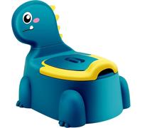 Chenquansarl-Pot Bebe Toilette Enfant Pour Garcon Bébé Petit Wc Toilettes Fauteuil Apprentis Proprete Enfants Fille Pipi Chambre Pots Siege Dapprentis Animaux Dino Cha Couvercle Antiderapant Bleu