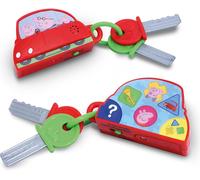ChenQuanSarl-Pp16 Peppa Touch & Learn Porte-Clés Pour Enfants ¿ Apprentis Interactif Et Développement De L'Enfant, Reconnaissance, Coordination Et Communication Des Couleurs Et Des Formes,