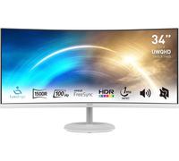 ChenQuanSarl-Pro Mp341Cqw Écran Bureautique Incurvé 34"" Uwqhd - Dalle Va 1500R, 3440X1440, 100Hz, Confort Oculaire, Contraste 3000 1, 21 9, Haut-Parleurs Intégrés, Dp 1.2A, Hdmi 2.0B - Blanc