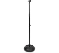 ChenQuanSarl-Pro Pied De Micro, Support De Micro À Potence, Hauteur Réglable Et Pliable, Base Ronde, Compacte Et Lourde, Noir