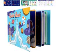 ChenQuanSarl-Quiet Book, Livre Calme Montessori Pour Tout-Petits - Jouet Sensoriel 3D Interactif Pour Enfants De 1 À 4 Ans