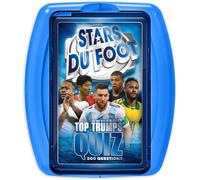 Chenquansarl-Quiz Star Du Foot - 500 Questions Illustrées - Jeu De Société - Jeu De Cartes - Format Voyage - A Partir De 8 Ans - 2 À 6 Joueurs -Version França , Bleu