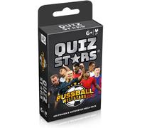 Chenquansarl-Quizstars Football Stars World Stars - Jeu De Cartes Avec 400 Questions Sur 50 Meilleurs Joueurs - Quiz De Football Pour 2 À 8 Joueurs - À Partir De 6 Ans - En Allemand - Design De Quali