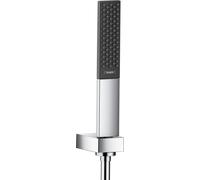ChenQuanSarl-Rainfinity Ensemble Support Mural Et Douchette 100 1 Jet Avec Flexible De Douche 125 Cm, Chromé, 26857000