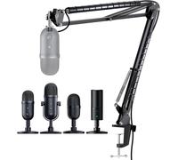 ChenQuanSarl-Razer Seiren V3 Mini Bras Micro, Support Micro Razer Seiren V2 X, Seiren Mini, V2 Pro, Seiren V3 Chroma Avec Microphone Tube De Fixation, Pied Micro Pince De Perche Micro Pour Seiren V3