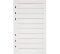 Chenquansarl-Recharge De Papier À Lignes Format A6 6 Trous Pour Carnet De Notes, Bullet Journal, Carnet À Croquis, Total 200 Pages