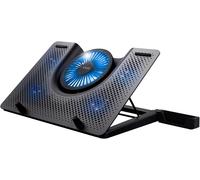 ChenQuanSarl-Refroidisseur Ordinateur Portable Gxt 1125 Q Support De Refroidissement Pour Portables Jusqu'À 17,3 Pouces, 5 Ventilateurs Éclairés, Refroidit Votre Équipement, 5 Hauteurs Réglables