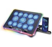 ChenQuanSarl-Refroidisseur Pc Portable 17'', Rgb, Support Ergonomique Pour Ordinateur Portable, 13 Ventilateurs Inclus