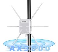 ChenQuanSarl-Repeteur Wifi Exterieur Puissant Avec Antenne Wifi Longue Portée (Antenne 360 Degrés) - Amplificateur Wifi 6 Ax3000 Mesh- Outdoor Poe Répéteur Wifi Extérieur- Les Grands Espaces Éloignés