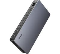 ChenQuanSarl-Revodok Pro 209 Docking Station Usb C Displaylink Dual Hdmi Et Displayport 4K60Hz Double Affichage Différent Pour Macos 9 En 1 Station Accueil Multiports Usb 10Gbps Pd 100W Ethernet Giga