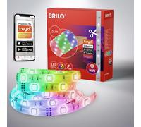 Chenquansarl-Rgb Led Strip 5m, Bande Led Intelligente À Raccourcir, Contrôle Par App, Capteur De Musique, Contrôle Par La Voix, Bande Led, Bande Led À Contrôle Musical