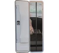 Chenquansarl-Rideau Moustiquaire Pour Caravane - 60 X 180 Cm - Avec Bandes Magnétiques Xxl - Moustiquaire Pour Caravane - Fermeture Automatique, Noir
