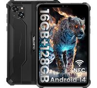 ChenQuanSarl-Rt3 Pro Tablette Incassable 8 Pouces, 16Go (4+12)+128 Go/Tf 1To Tablette Android 14, 5150Mah Batterie Tablette Tactile, Mini Tablette Durcie 16Mp/Nfc/4G Dual Sim/Gps/Otg/Face Id - Noir