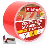 Chenquansarl-Ruban De Revêtement De Construction Rouge, 7,6 Cm X 55 M, Revêtement En Polymère Et Ruban Clignotant Pour Coutures, Pare-Vapeur, Mousse, Enveloppe De Maison, Vide Sanitaire Et Résine Épo