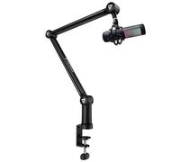 ChenQuanSarl-S3 Bras De Microphone Réglable Rotatif À 360 °, Bras De Microphone De Bureau, Support De Table Pour Microphone ¿ Bras En C aux Pliable Et Gestion Des Câbles Intégrée