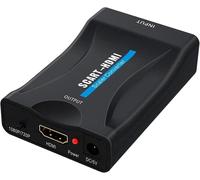 ChenQuanSarl-Scart Converter Sur Hdmi Avec 230 V Alimentation Du Réseau, Résolution Full Hd 1080P, Couleur Noire