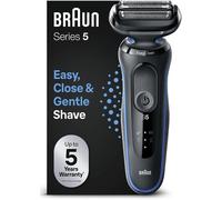 Chenquansarl-Series 5 51-B1000s Rasoir Électrique Homme, Système Easyclean, Technologie Wet & Dry, Rechargeable, Rasoir À Grille Sans Fil, Bleu